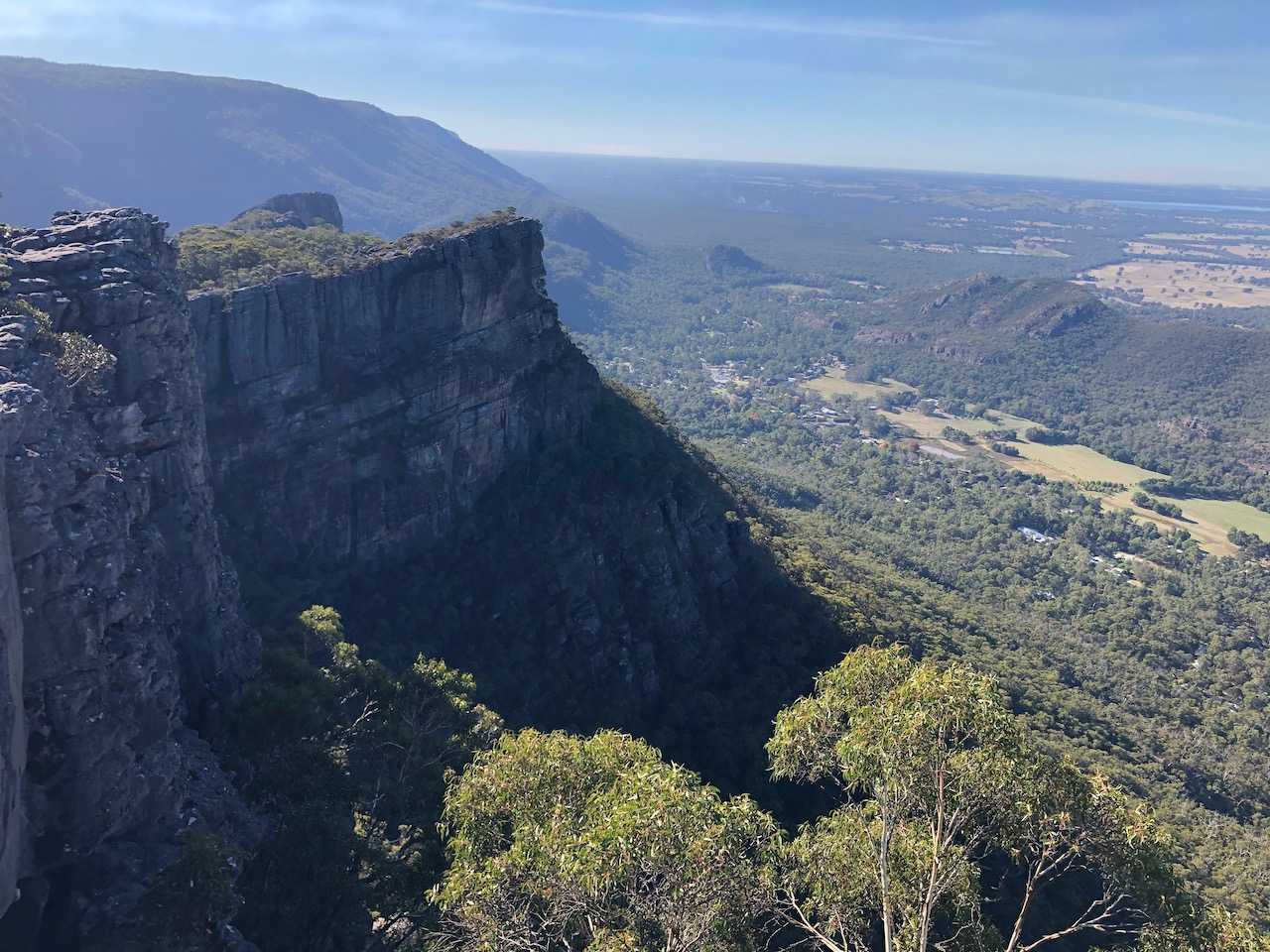Looking out at Relph Peak from the Pinnacle, Grampians